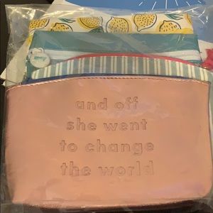 Ipsy cosmetic bags selling 4 together